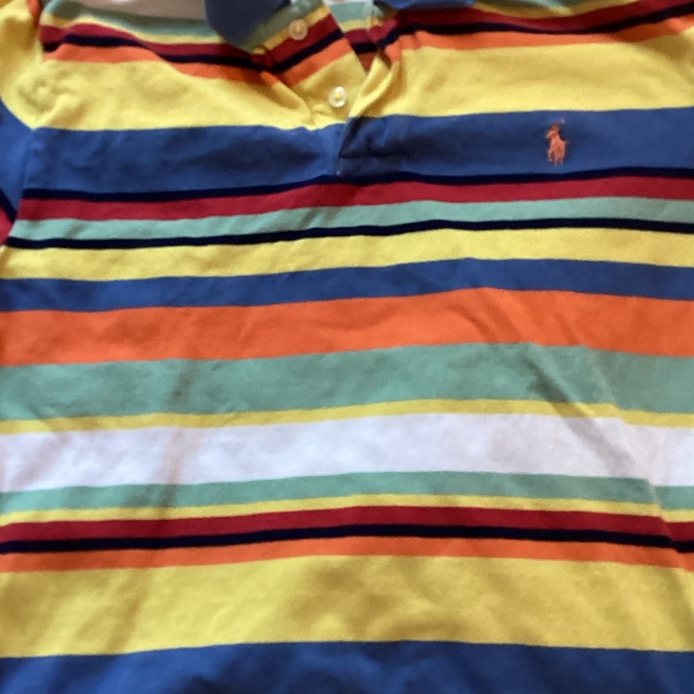 Colorful Striped Kids Polo set